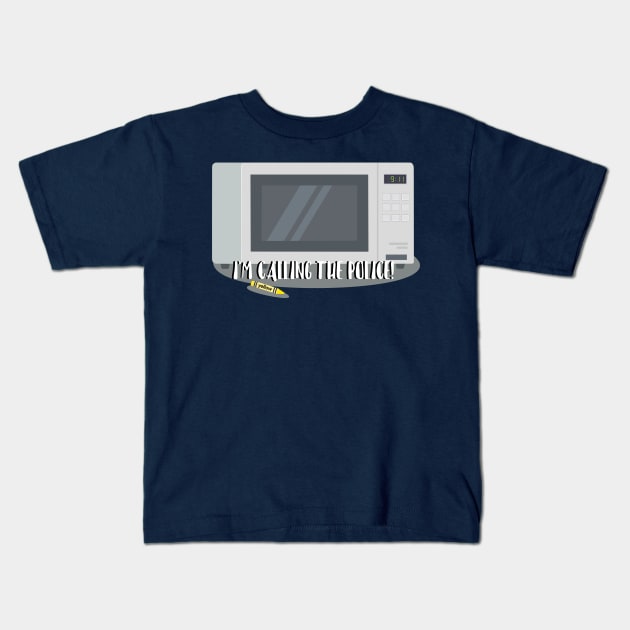 I'M CALLING THE POLICE Kids T-Shirt by shadyfolk